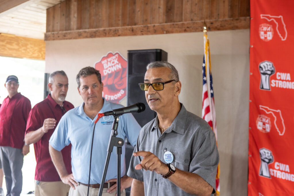 Former State Rep. Robert Asencio and Mike Davey Candidate District 27.